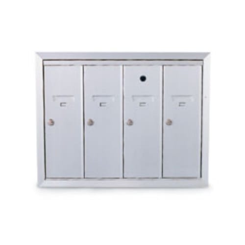 CAD Drawings American Postal Manufacturing Co. 4-Door Surface Mount Vertical Mailbox